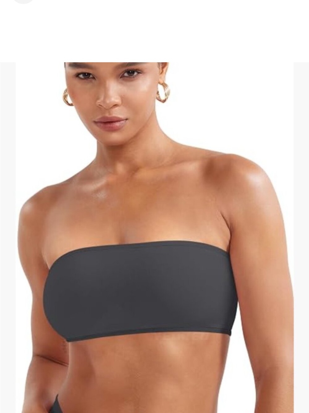 Strapless Bandeau Sports Bra Backless Padded Tube Top Yoga Gym Fitness